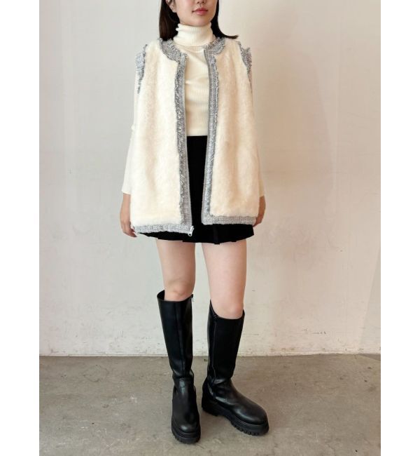 CALNAMUR「REVERSIBLE FUR VEST/リバーシブルファーベスト」|その他|