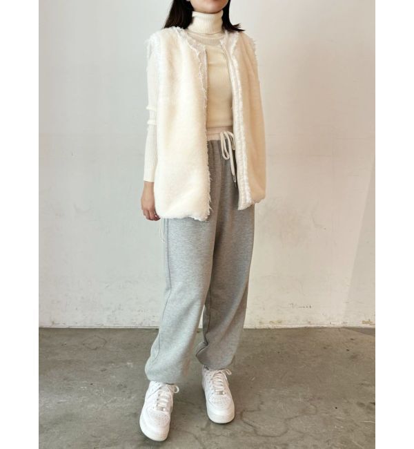 CALNAMUR「REVERSIBLE FUR VEST/リバーシブルファーベスト」|その他|