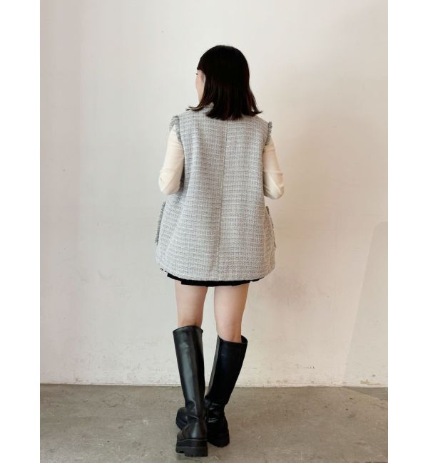 CALNAMUR「REVERSIBLE FUR VEST/リバーシブルファーベスト」|その他|