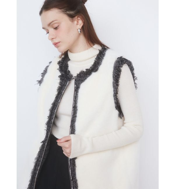 CALNAMUR「REVERSIBLE FUR VEST/リバーシブルファーベスト」|その他|