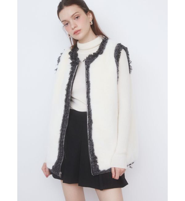 CALNAMUR「REVERSIBLE FUR VEST/リバーシブルファーベスト」|その他|