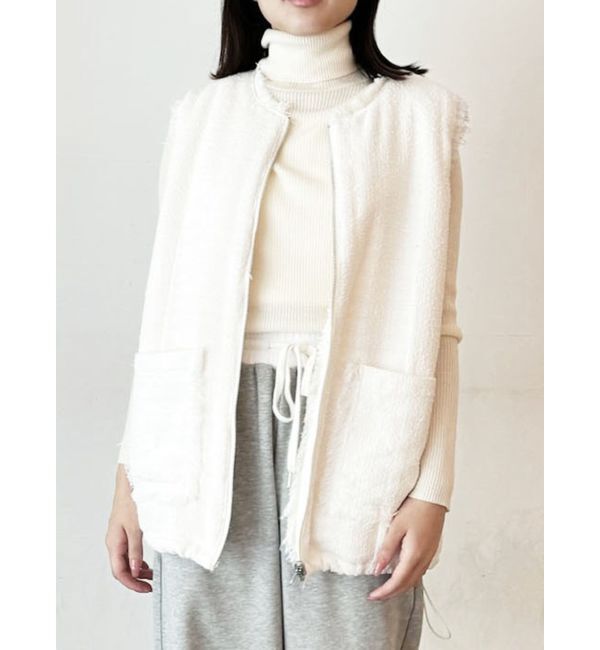 CALNAMUR「REVERSIBLE FUR VEST/リバーシブルファーベスト」|その他|