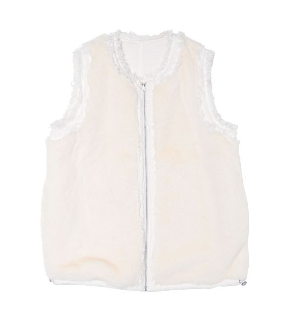 CALNAMUR「REVERSIBLE FUR VEST/リバーシブルファーベスト」|その他|