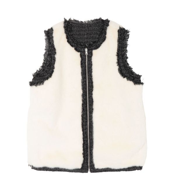 CALNAMUR「REVERSIBLE FUR VEST/リバーシブルファーベスト」|その他|