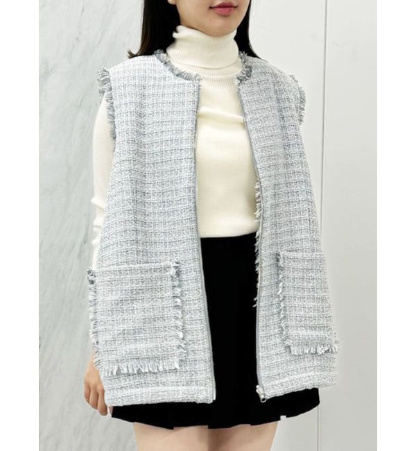 CALNAMUR「REVERSIBLE FUR VEST/リバーシブルファーベスト」|その他|