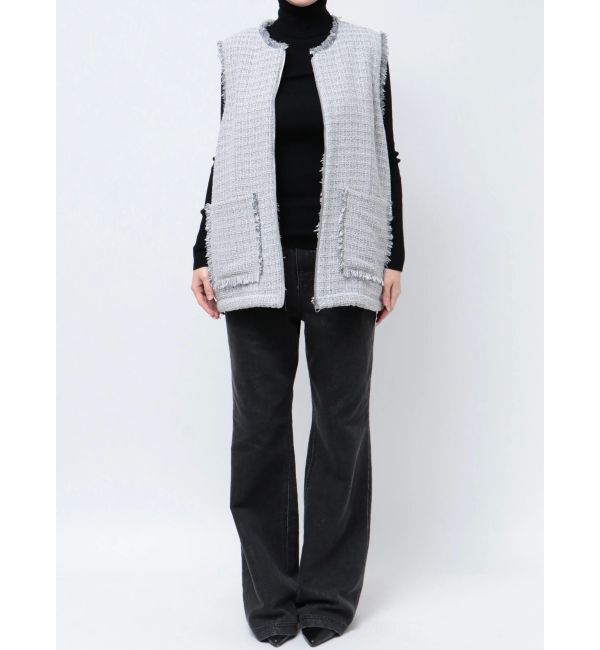 CALNAMUR「REVERSIBLE FUR VEST/リバーシブルファーベスト」|その他|