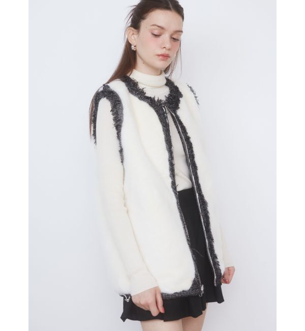 CALNAMUR「REVERSIBLE FUR VEST/リバーシブルファーベスト」|その他|