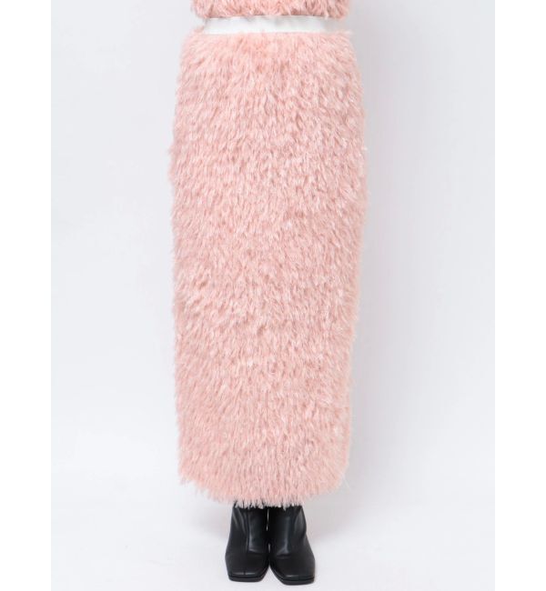 CALNAMUR「FEATHER LIKE TIGHT SK/フェザーライクタイトスカート【セットアップ対応商品】」|スカート|