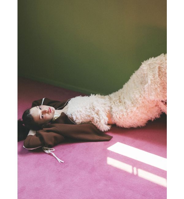 CALNAMUR「FEATHER LIKE TIGHT SK/フェザーライクタイトスカート【セットアップ対応商品】」|スカート|