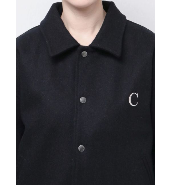 CALNAMUR「＜CALNAMUR&times;NEW ERA＞MELTON VARSITY CALNAMUR」|ブルゾン・スタジャン|
