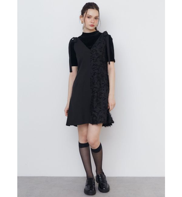 CALNAMUR「RIBBON 2WAY JUMPER OP/リボンWAYジャンパーワンピース」|ワンピース|