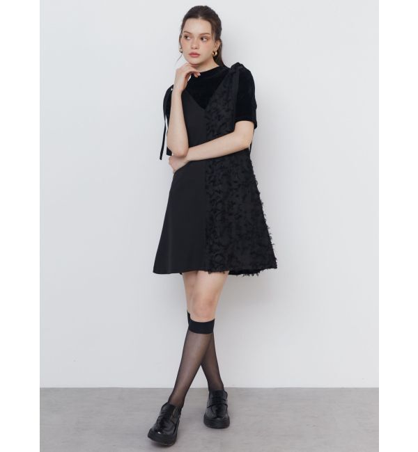 CALNAMUR「RIBBON 2WAY JUMPER OP/リボンWAYジャンパーワンピース」|ワンピース|