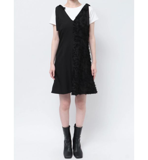 CALNAMUR「RIBBON 2WAY JUMPER OP/リボンWAYジャンパーワンピース」|ワンピース|