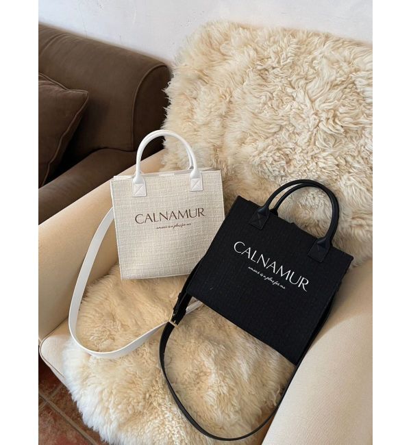 CALNAMUR「TWEED LOGO BAG/ツイードロゴバッグ」|その他|
