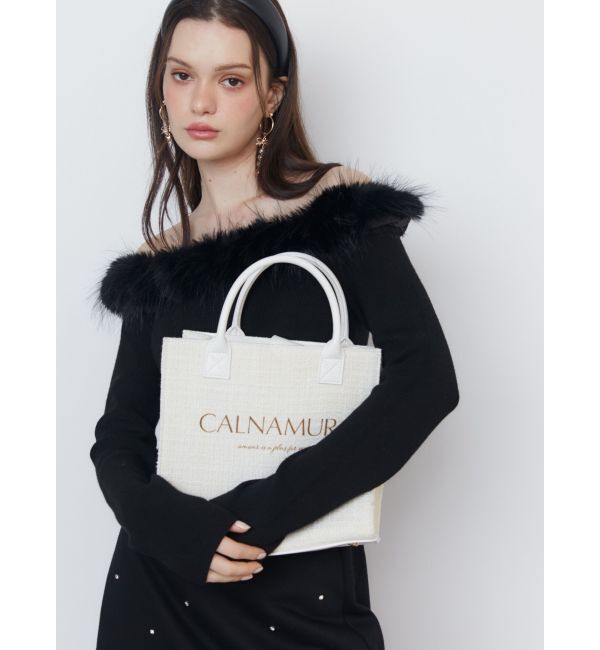 CALNAMUR「TWEED LOGO BAG/ツイードロゴバッグ」|その他|