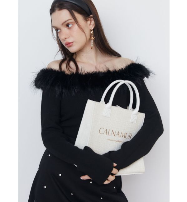 CALNAMUR「TWEED LOGO BAG/ツイードロゴバッグ」|その他|