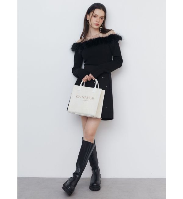 CALNAMUR「TWEED LOGO BAG/ツイードロゴバッグ」|その他|