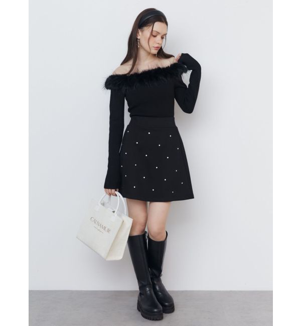 CALNAMUR「TWEED LOGO BAG/ツイードロゴバッグ」|その他|