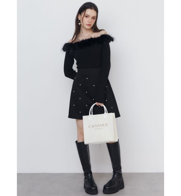 CALNAMUR「TWEED LOGO BAG/ツイードロゴバッグ」|その他|