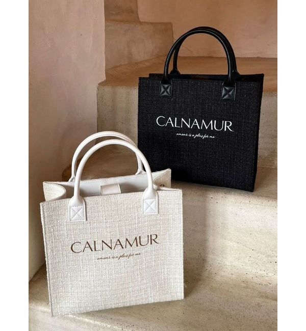 CALNAMUR「TWEED LOGO BAG/ツイードロゴバッグ」|その他|