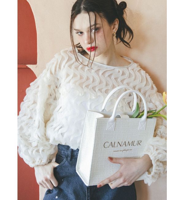 CALNAMUR「TWEED LOGO BAG/ツイードロゴバッグ」|その他|