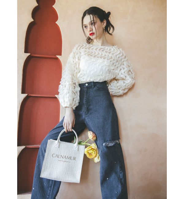 CALNAMUR「TWEED LOGO BAG/ツイードロゴバッグ」|その他|