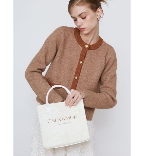 CALNAMUR「TWEED LOGO BAG/ツイードロゴバッグ」|その他|