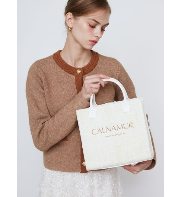 CALNAMUR「TWEED LOGO BAG/ツイードロゴバッグ」|その他|