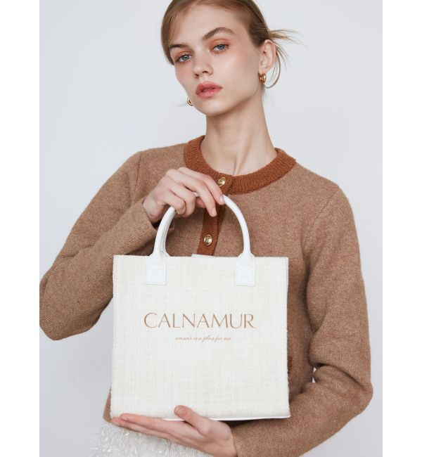 CALNAMUR「TWEED LOGO BAG/ツイードロゴバッグ」|その他|