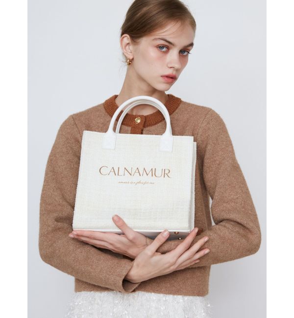 CALNAMUR「TWEED LOGO BAG/ツイードロゴバッグ」|その他|
