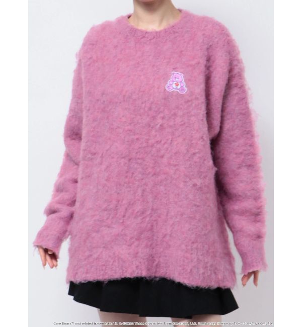 CALNAMUR「【Care Bearsコラボ】EMBLEM BRUSHED BIG KNIT」|ニット・セーター|