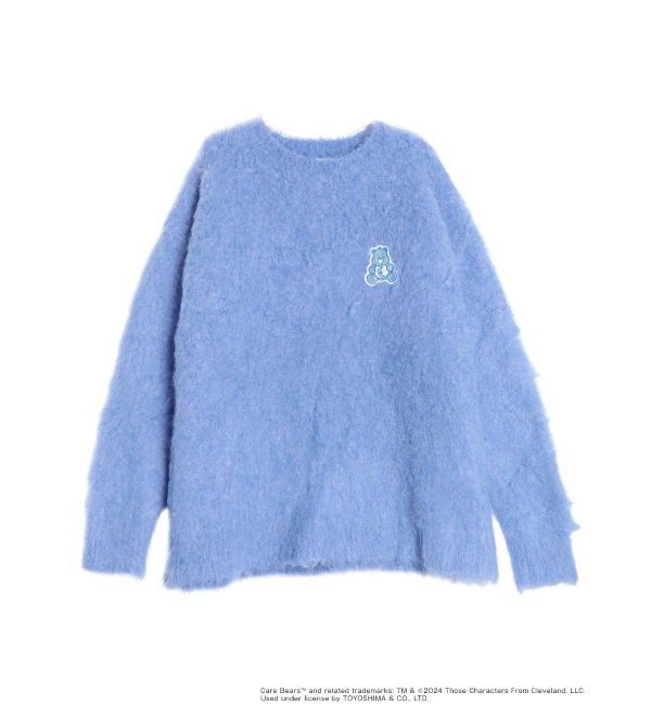 CALNAMUR「【Care Bearsコラボ】EMBLEM BRUSHED BIG KNIT」|ニット・セーター|