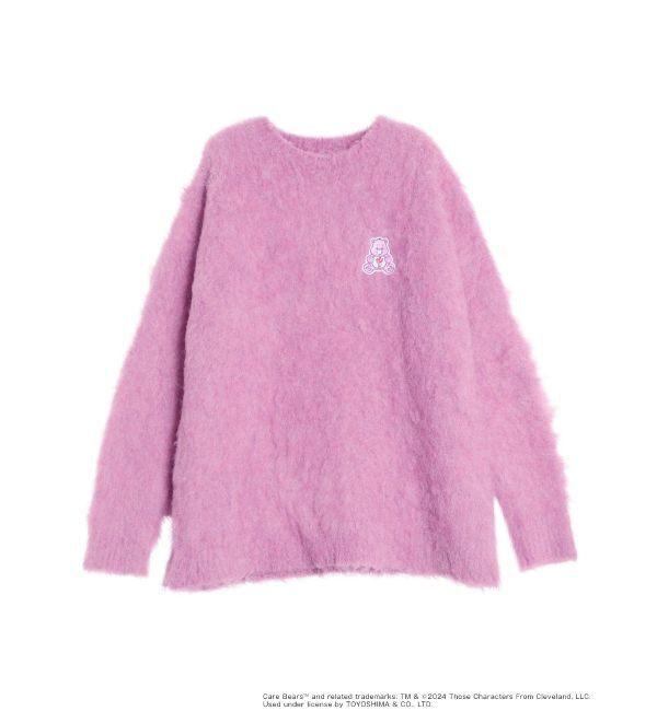 CALNAMUR「【Care Bearsコラボ】EMBLEM BRUSHED BIG KNIT」|ニット・セーター|