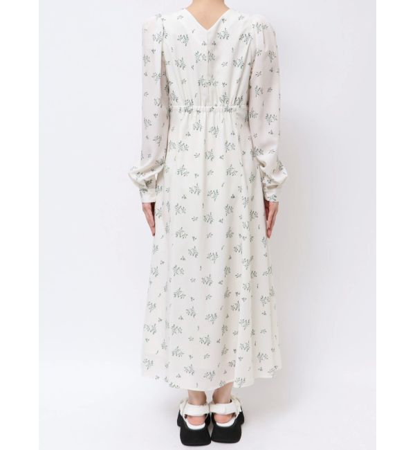 CALNAMUR「FLOWER PRINT FLARE OP/フラワープリントフレアワンピース」|ワンピース|