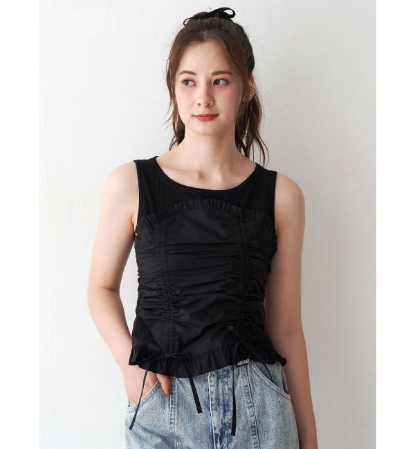 CALNAMUR「フェイクレイヤードビスチェ」|Tシャツ・カットソー|