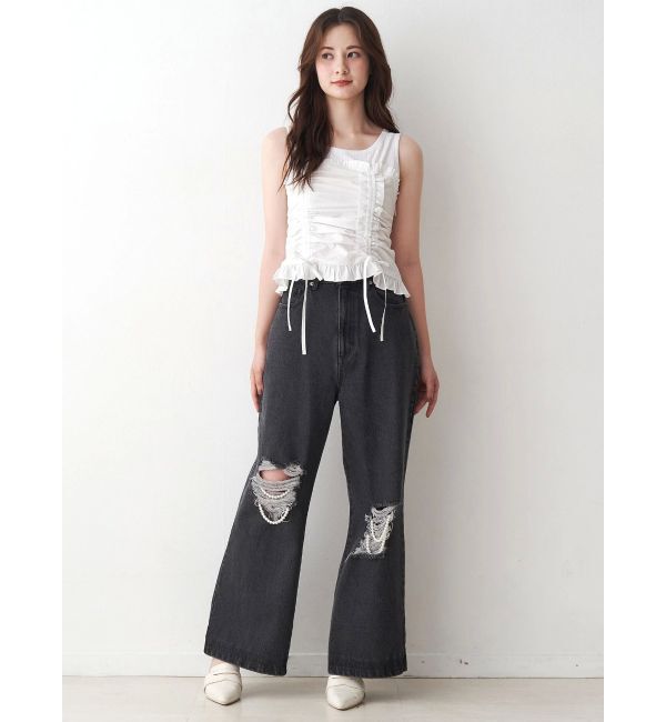 CALNAMUR「フェイクレイヤードビスチェ」|Tシャツ・カットソー|