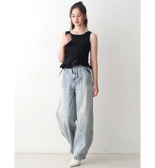 CALNAMUR「フェイクレイヤードビスチェ」|Tシャツ・カットソー|