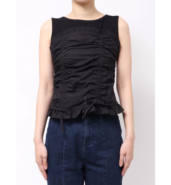 CALNAMUR「フェイクレイヤードビスチェ」|Tシャツ・カットソー|