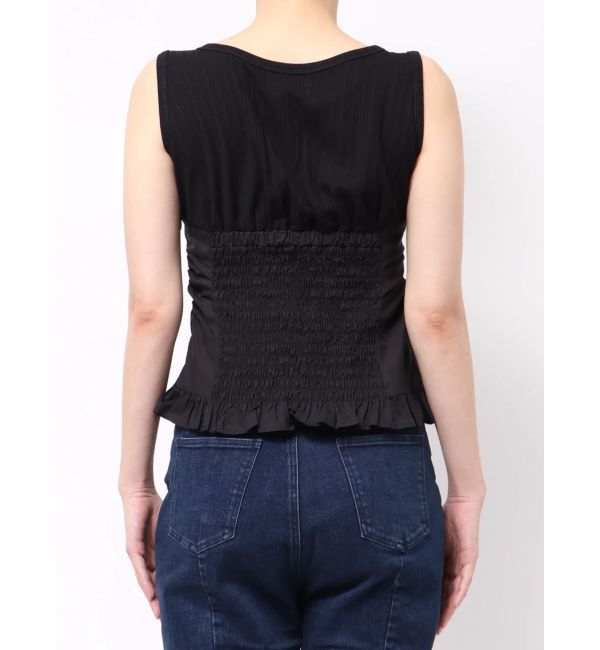 CALNAMUR「フェイクレイヤードビスチェ」|Tシャツ・カットソー|