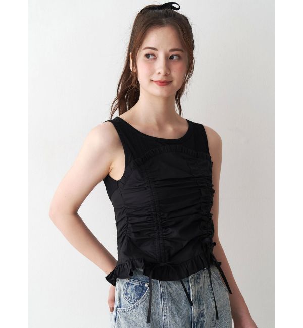 CALNAMUR「フェイクレイヤードビスチェ」|Tシャツ・カットソー|