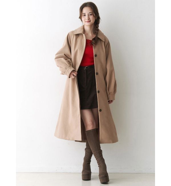 CALNAMUR「ロングコート」|その他|キャメル