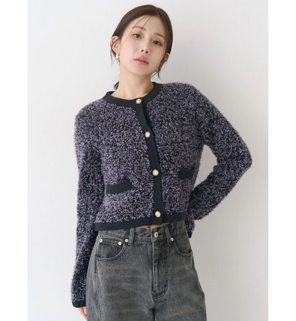 CALNAMUR「ファンシーヤーンクラシカルニットカーディガン」|Tシャツ・カットソー|