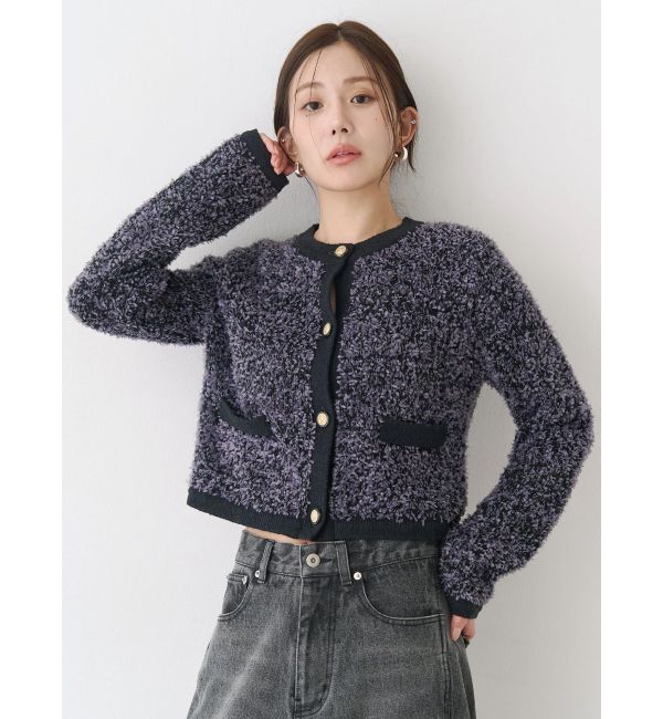 CALNAMUR「ファンシーヤーンクラシカルニットカーディガン」|Tシャツ・カットソー|