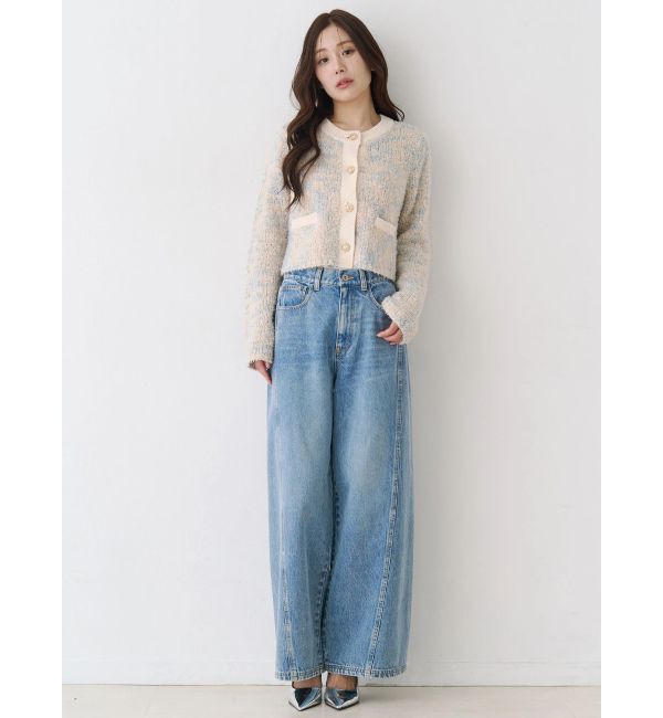 CALNAMUR「ファンシーヤーンクラシカルニットカーディガン」|Tシャツ・カットソー|