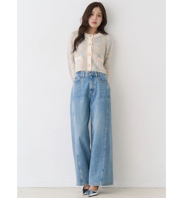 CALNAMUR「ファンシーヤーンクラシカルニットカーディガン」|Tシャツ・カットソー|