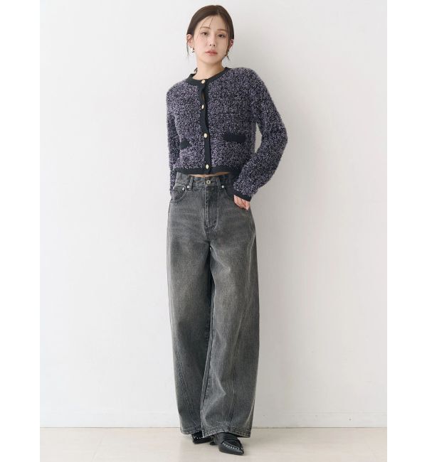 CALNAMUR「ファンシーヤーンクラシカルニットカーディガン」|Tシャツ・カットソー|