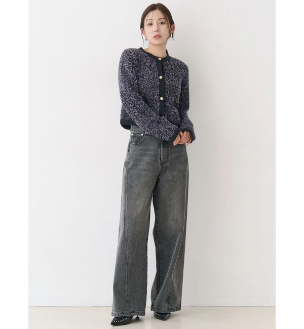 CALNAMUR「ファンシーヤーンクラシカルニットカーディガン」|Tシャツ・カットソー|