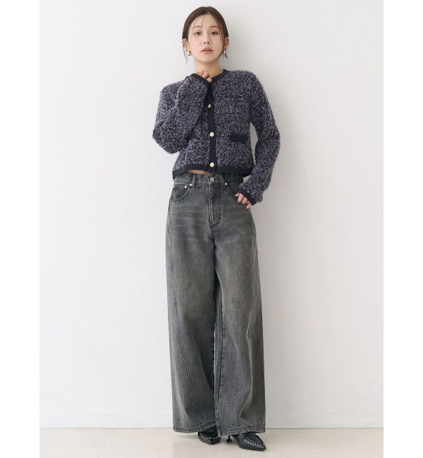 CALNAMUR「ファンシーヤーンクラシカルニットカーディガン」|Tシャツ・カットソー|