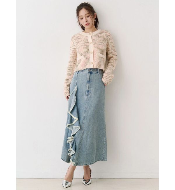 CALNAMUR「ファンシーヤーンクラシカルニットカーディガン」|Tシャツ・カットソー|