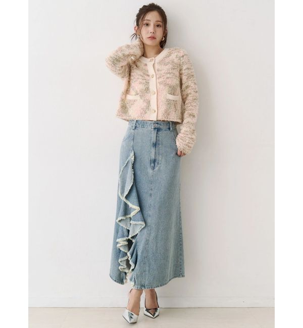 CALNAMUR「ファンシーヤーンクラシカルニットカーディガン」|Tシャツ・カットソー|